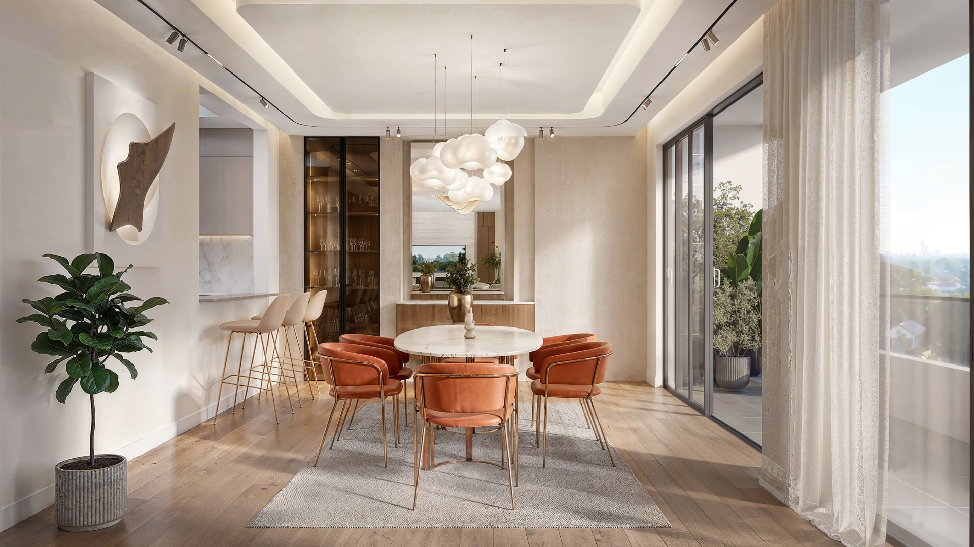 Valoria dining room interior