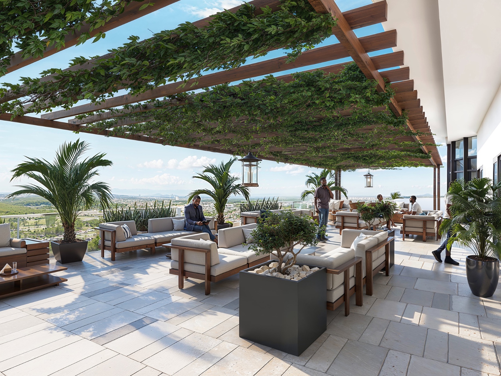 Valoria rooftop lounge