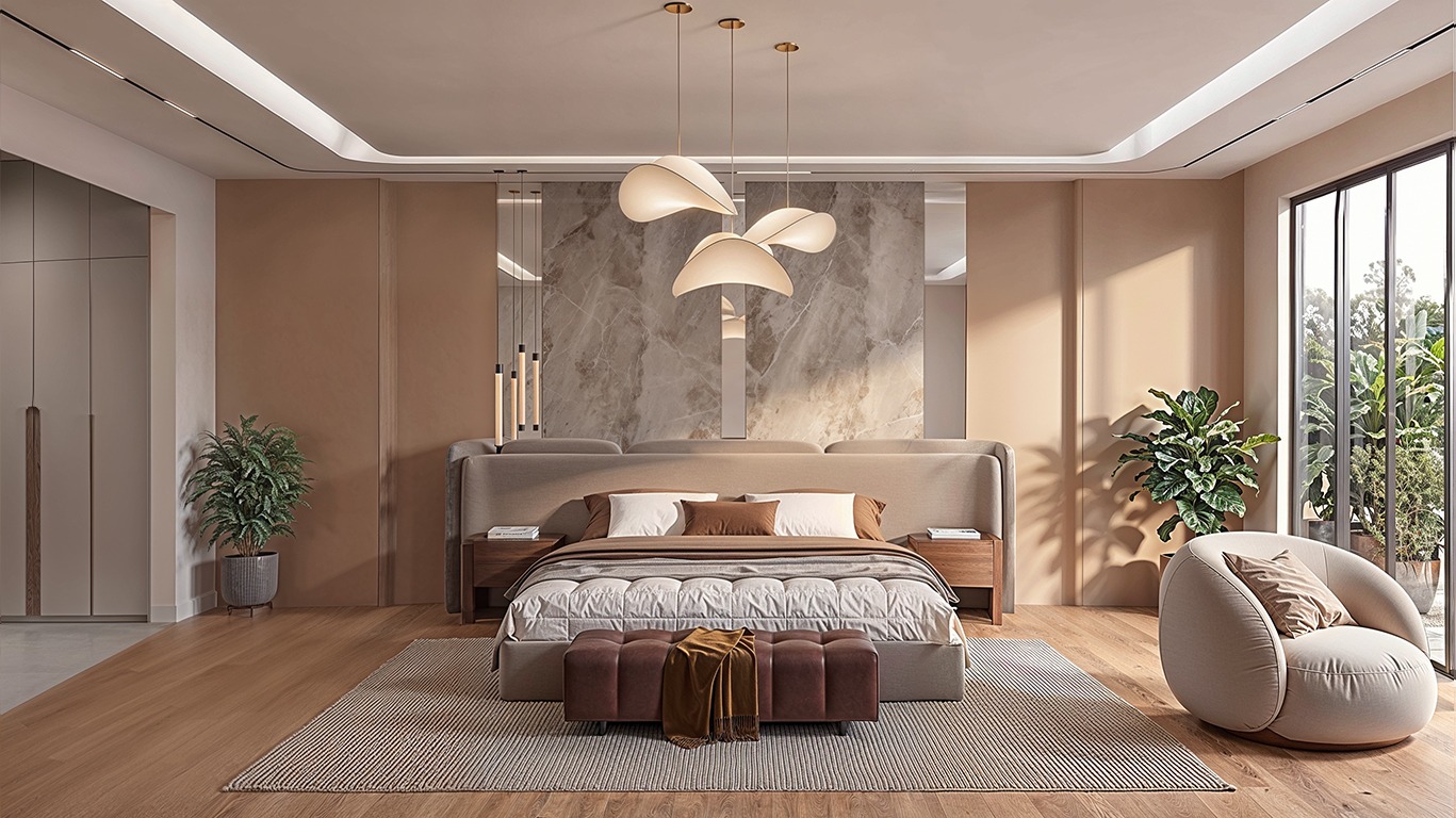 Valoria principal bedroom interior